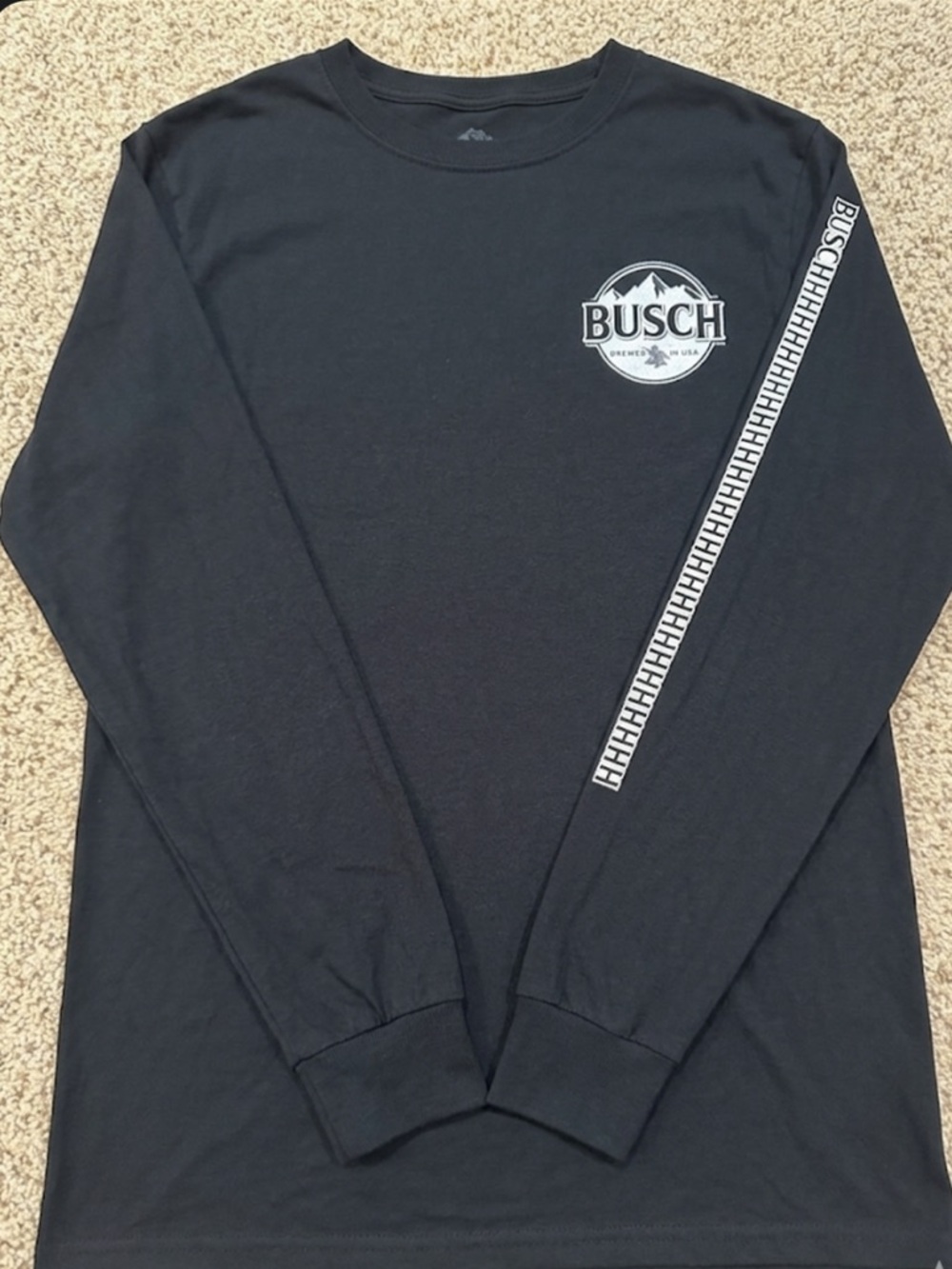 Men’s Long-Sleeve Logo Tee - Black
